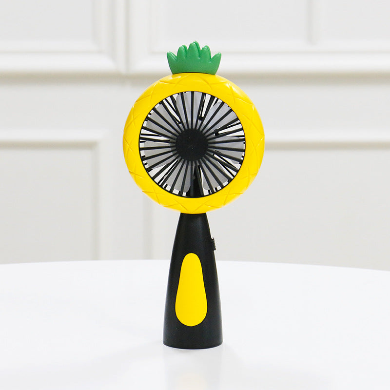 Portable USB Summer Quiet Cartoon Fruit Fan