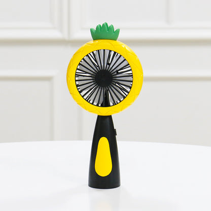 Portable USB Summer Quiet Cartoon Fruit Fan