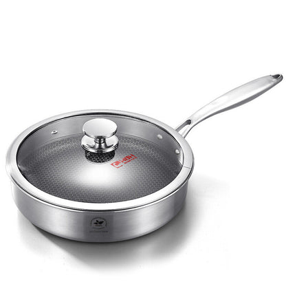Smokeless 304L Stainless Steel Non-stick Frying Pan