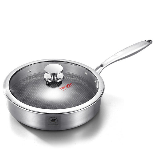 Smokeless 304L Stainless Steel Non-stick Frying Pan