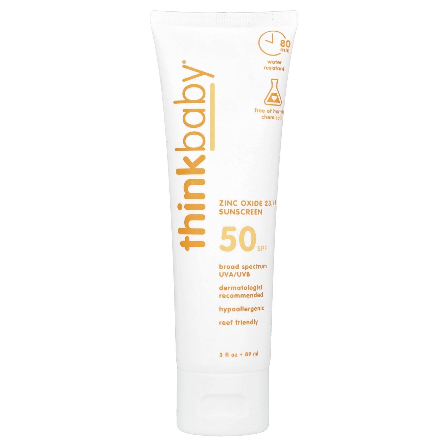Thinkbaby Safe Sunscreen SPF 50+ 3OZ
