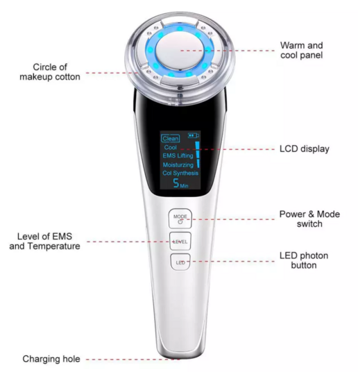 ThermaGlow Facial Ion Beauty Massager