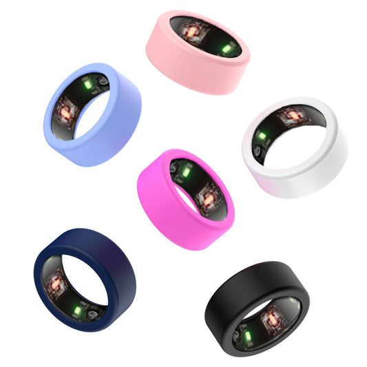 Silicone Ring Cover for Oura Ring Gen3 Protective Cover Compatible with Oura Ring Gen3 Size 6 7 8 9 10 11 12 13 Elastic Ring Case for Oura Ring Working Out(6 Pcs)