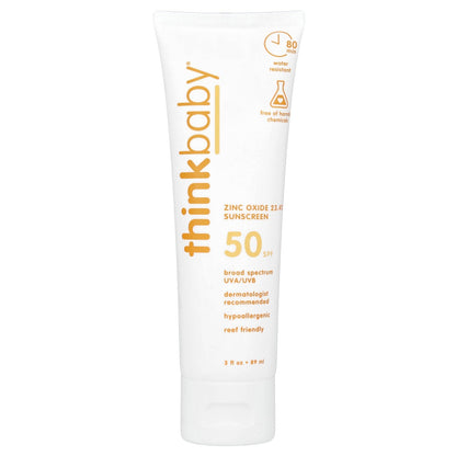 Thinkbaby Safe Sunscreen SPF 50+ 3OZ