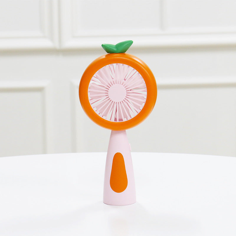 Portable USB Summer Quiet Cartoon Fruit Fan