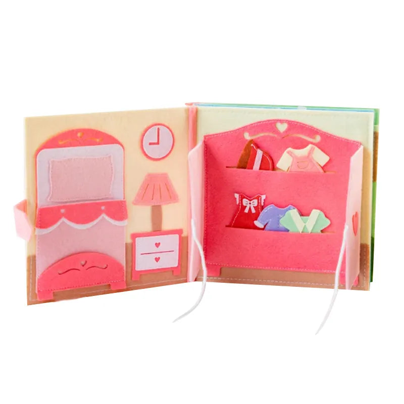 Baby Cloth Book Felt Montessori