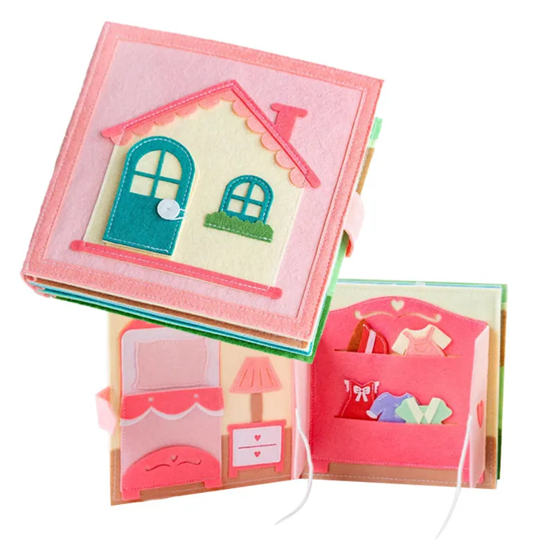 Baby Cloth Book Felt Montessori
