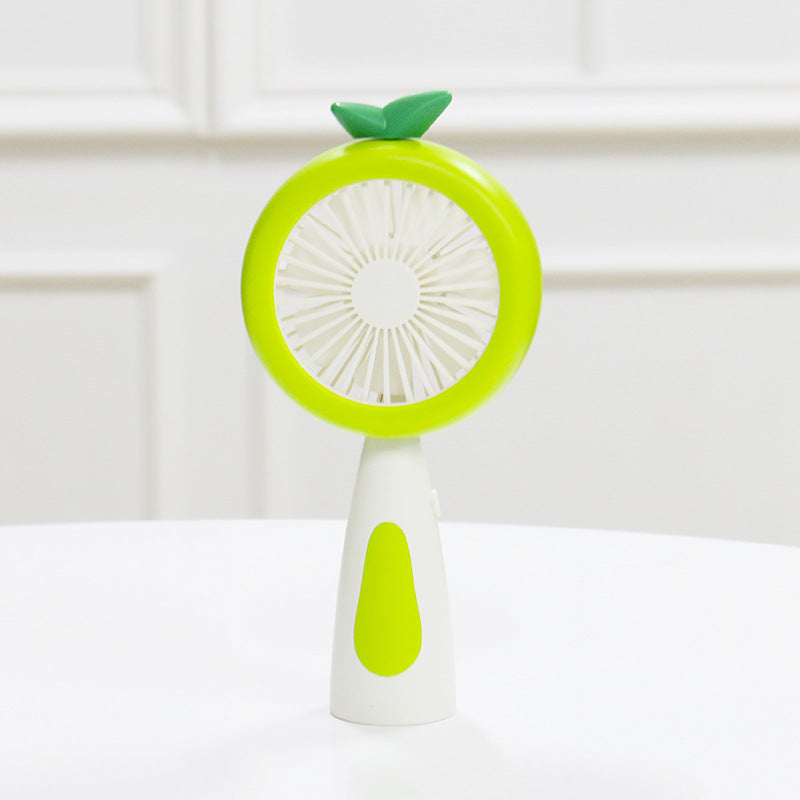 Portable USB Summer Quiet Cartoon Fruit Fan