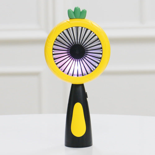 Portable USB Summer Quiet Cartoon Fruit Fan