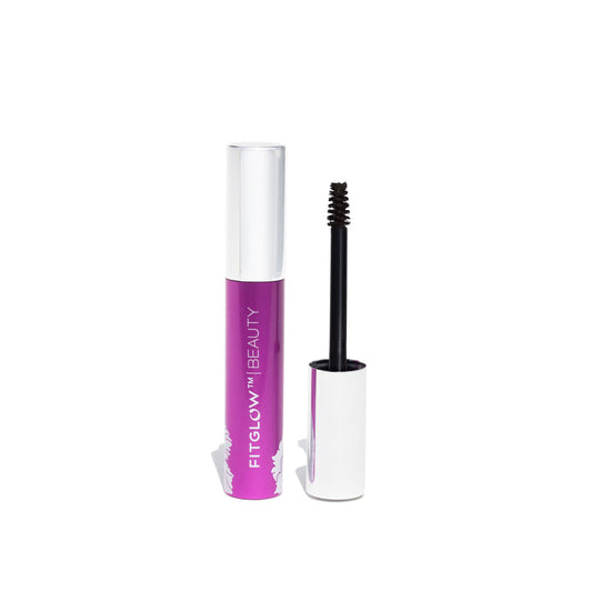 Fitglow Beauty - Natural Plant Protein Brow Gel | Vegan Woman-Owned Clean Beauty (Dark Brown)