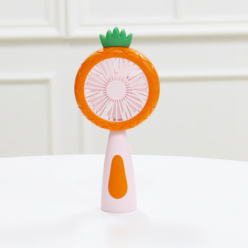 Portable USB Summer Quiet Cartoon Fruit Fan